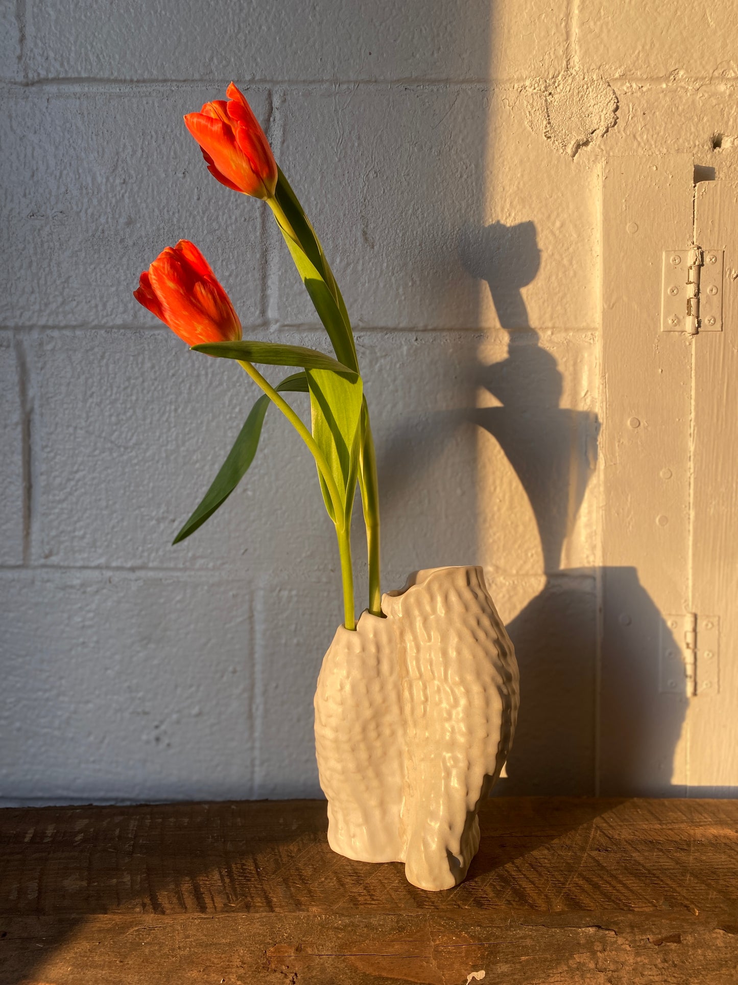 Slipcast Textured Vessel